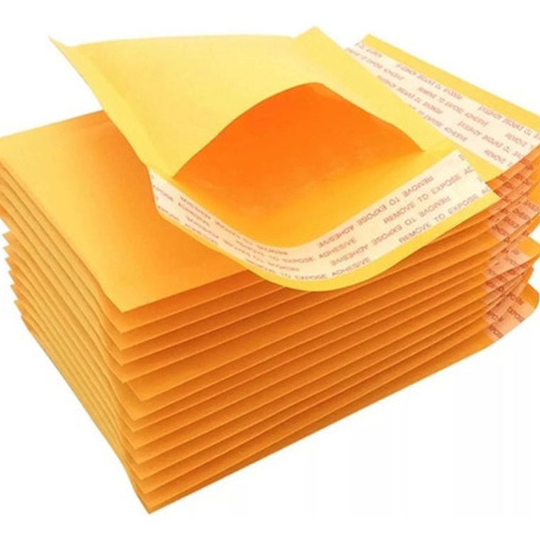 Pack 50 Sobre Kraft Acolchado Con Burbujas Impermeable 13x18 3