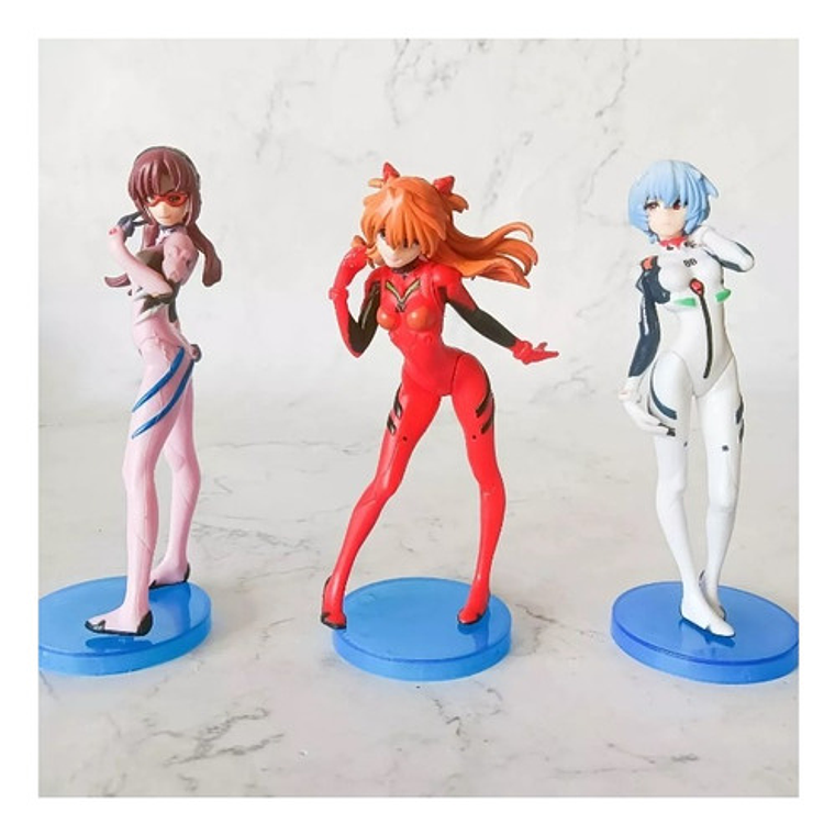 Figura Neon Genesis Evangelion - Set De 3 Personajes Express 2