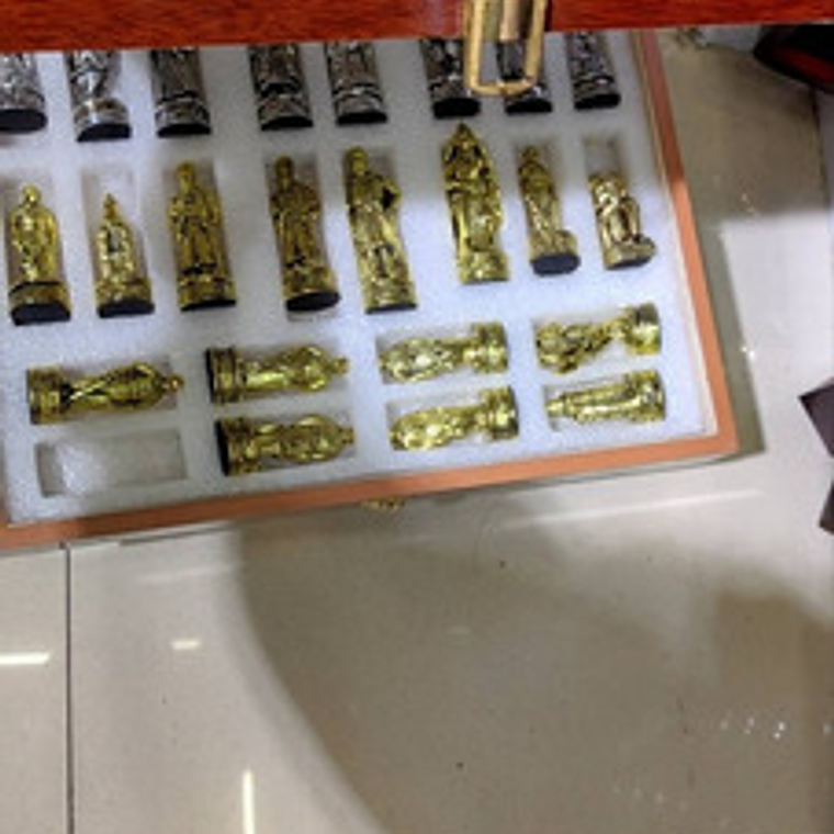 Tablero Ajedrez Premium Egipcios Contra Romanos Edic. Lujo 7