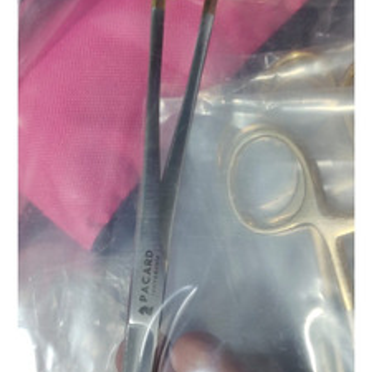 Porta Aguja Xl Olsen Hegar +tijera Tungsteno Pacard 19cm   5