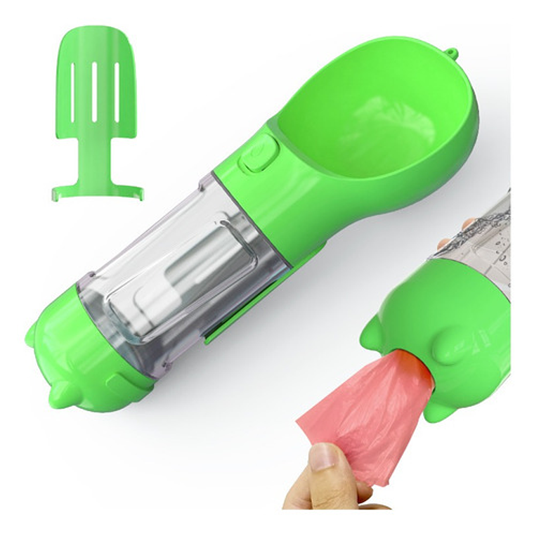 Bebedero Portátil Comida Agua Bolsas Mascota Parque Viajes 10