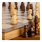 Tablero De Ajedrez Madera Tallado 40x40cm Magnético Portable - Miniatura 2