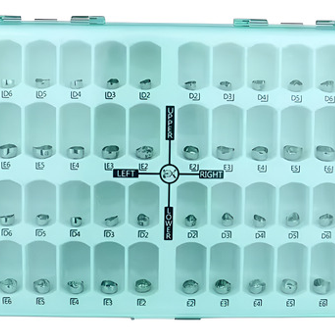 Set Coronas Metálicas Pediátricas Dental 48 Piezas Calidad 1