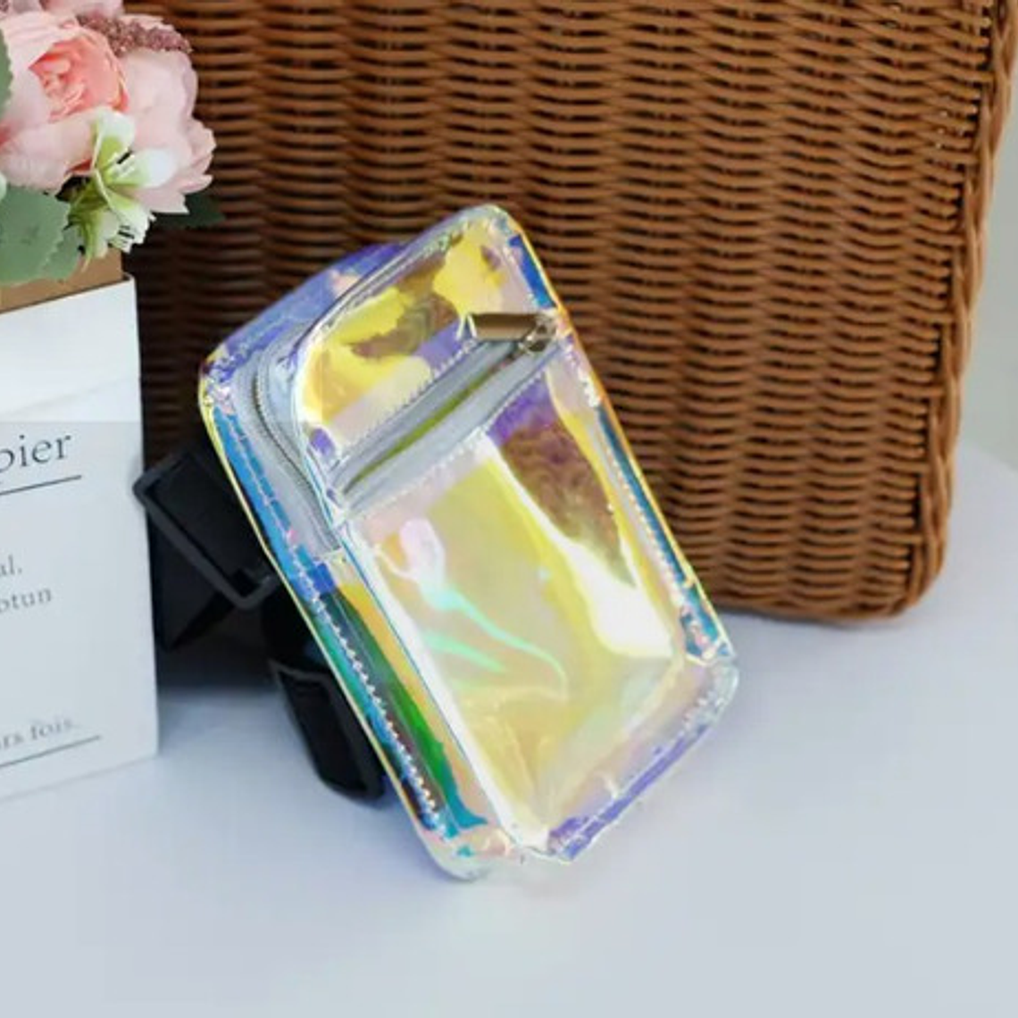 Bolsito Holográfico Sport Gym Running Celular Llave Único 4