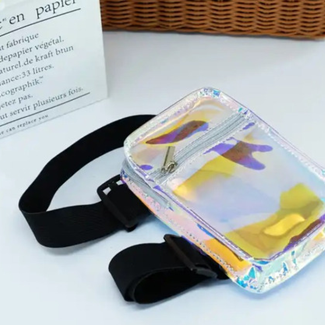 Bolsito Holográfico Sport Gym Running Celular Llave Único 5