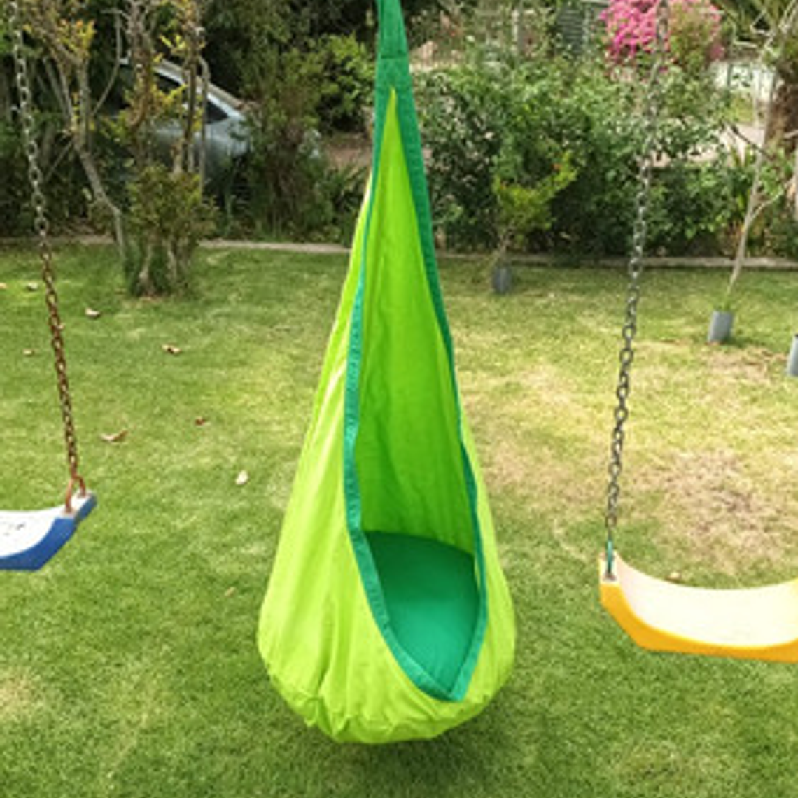 Columpio Sensorial Acolchado Resistente Incluye Anclaje  12