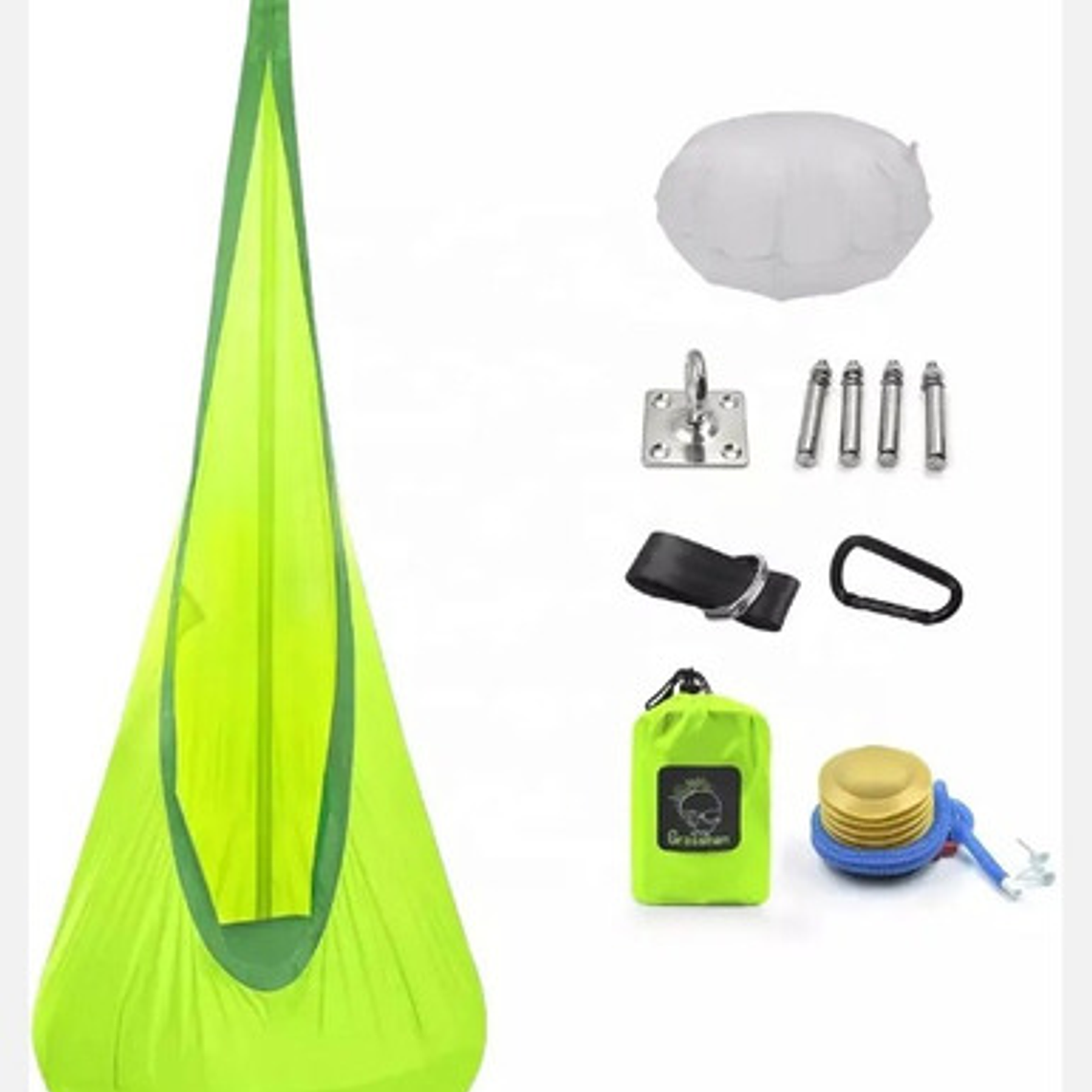 Columpio Sensorial Acolchado Resistente Incluye Anclaje  25