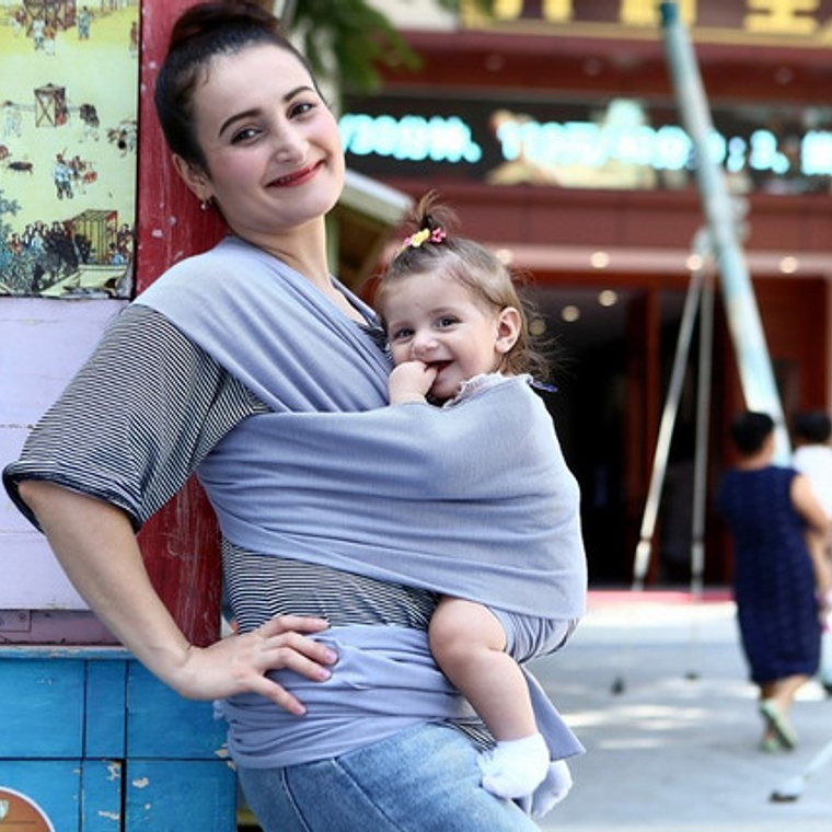 Fular Portabebé Ergonomic 95% Algodón Spandex Porteo Calidad 25