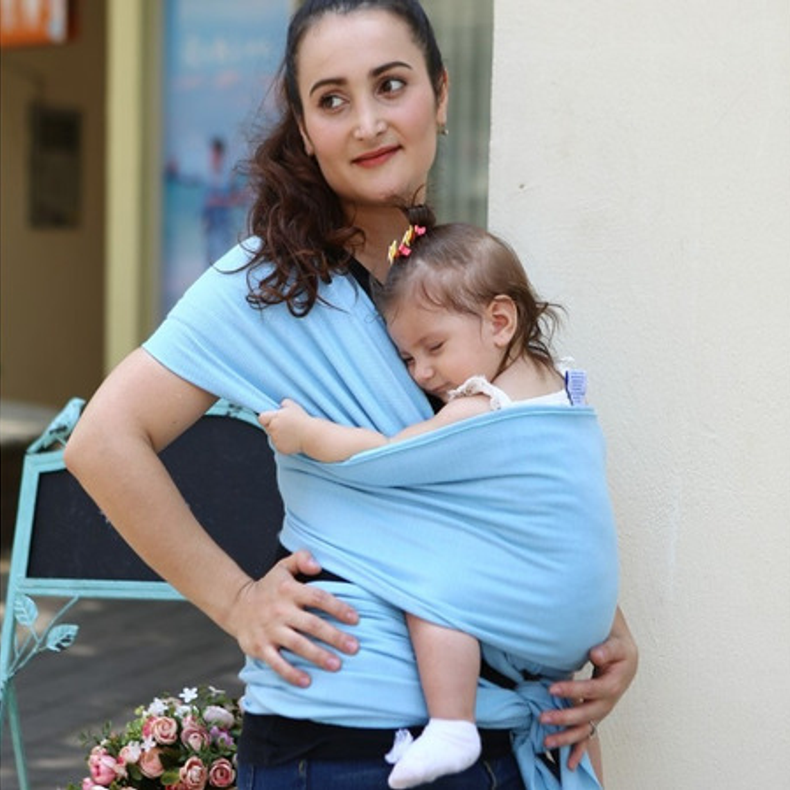 Fular Portabebé Ergonomic 95% Algodón Spandex Porteo Calidad 31