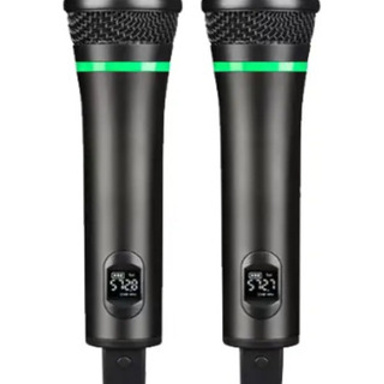 Kit Micrófonos Premium X6 Inalámbricos Y Recargables Cardio 3