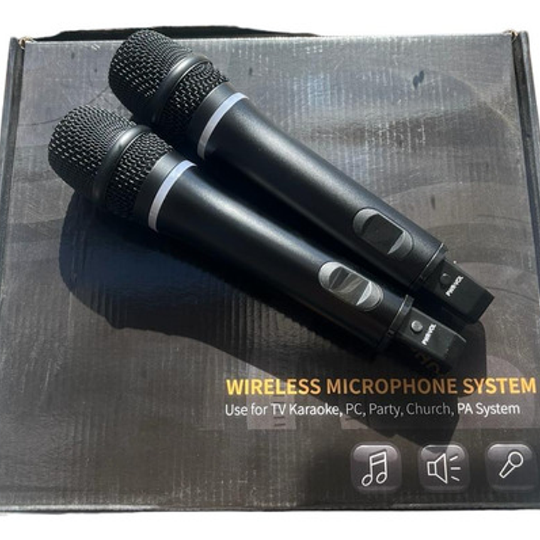 Kit Micrófonos Premium X6 Inalámbricos Y Recargables Cardio 4