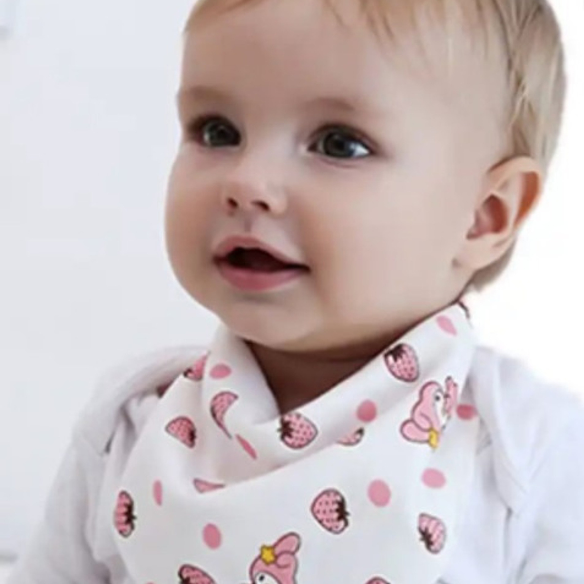 Bandana Bebé Babero Impermeable Con Estilo Muselina Calidad 1