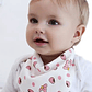 Bandana Bebé Babero Impermeable Con Estilo Muselina Calidad - Miniatura 2