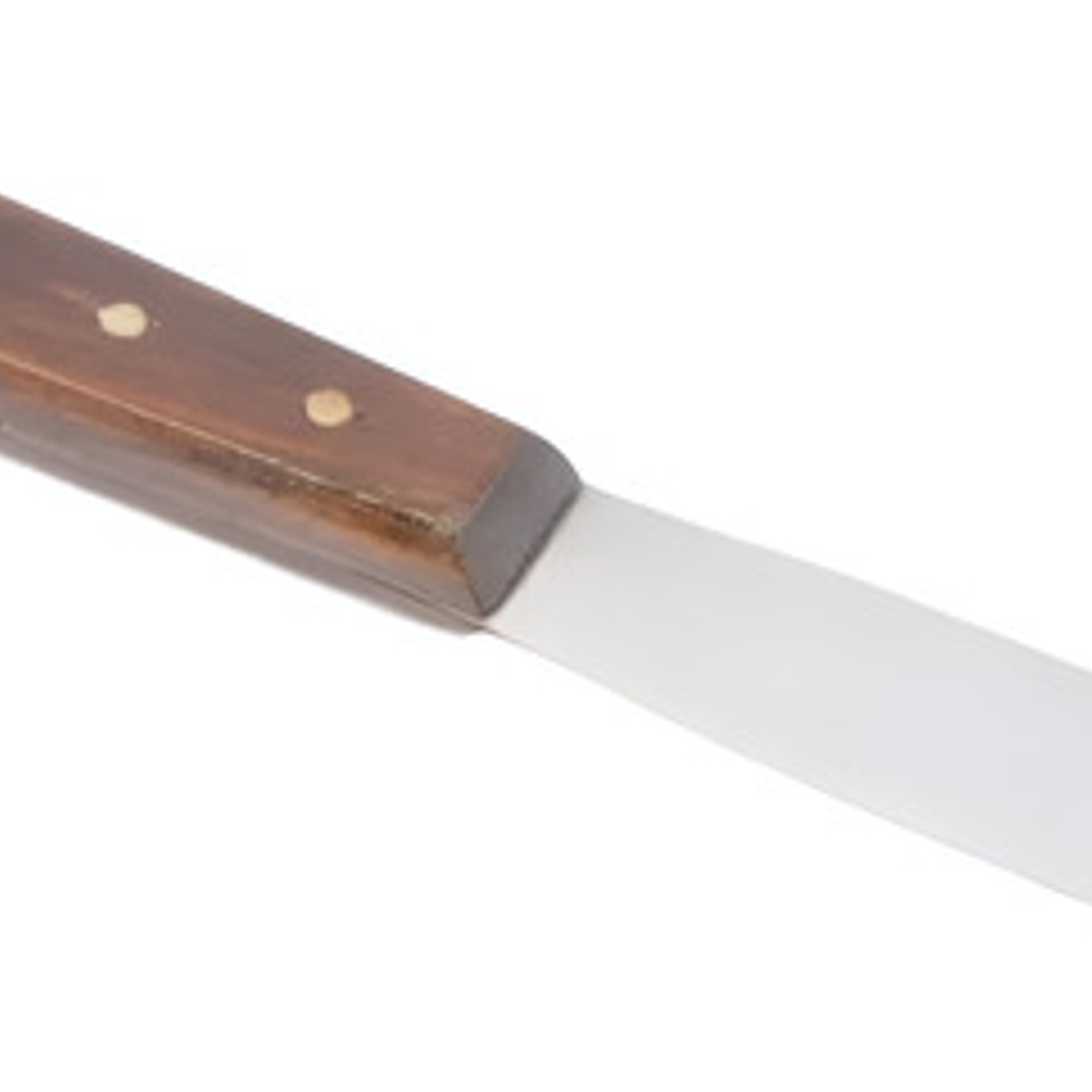 Espátula Para Para Yeso Dental Metálica Mango Madera 1