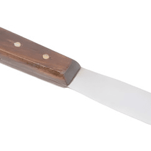 Espátula Para Para Yeso Dental Metálica Mango Madera
