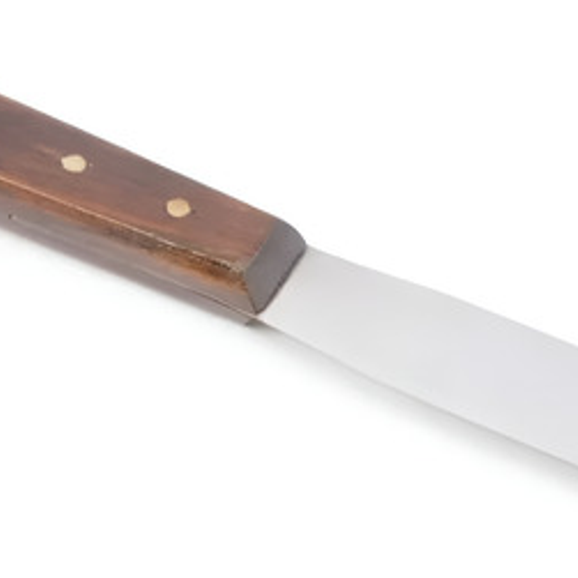 Espátula Para Para Yeso Dental Metálica Mango Madera 3