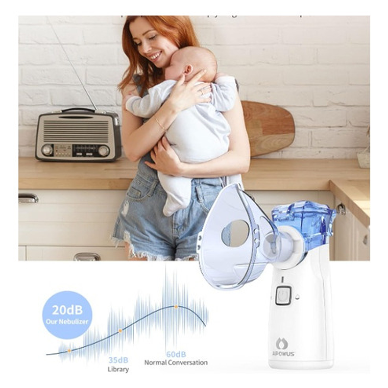 Nebulizador Portátil Niño Y Adulto Usb Calidad Superior 9
