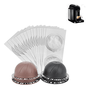 Set 4 Cápsulas Reutilizable Plástica Para Nespresso Vertuo  