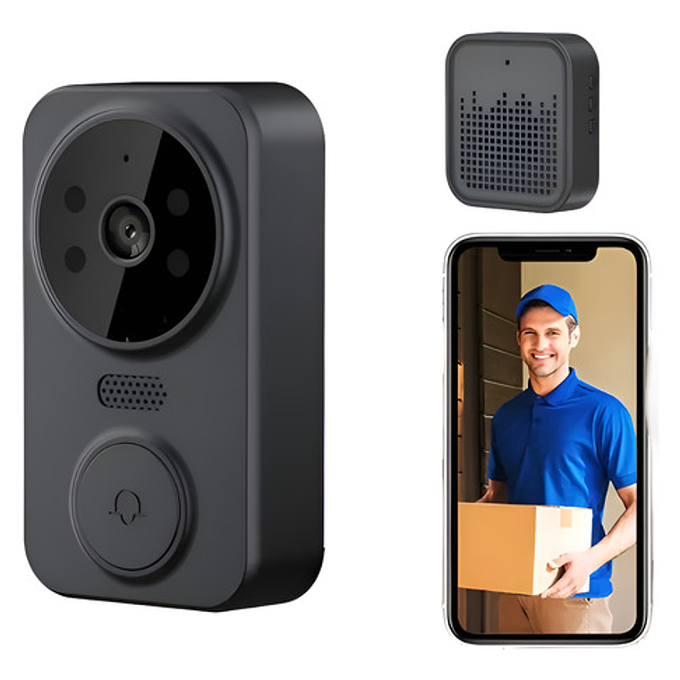 Timbre Cámara Wifi Tuya Seguridad Video Inalámbric Smartlife 1