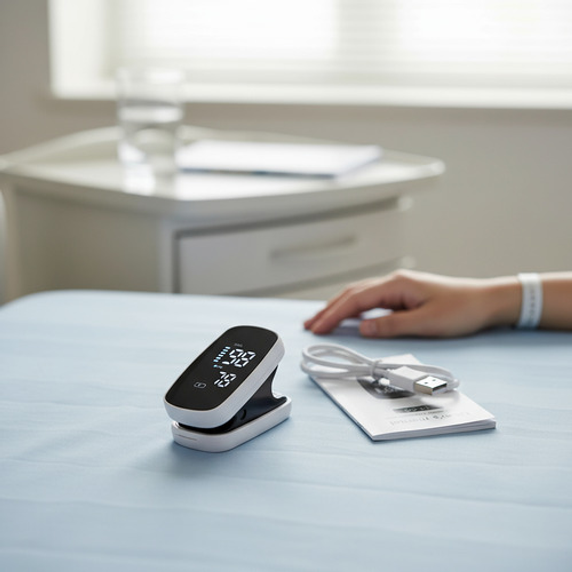 Oximetro De Pulso Usb Recargable Unico Oled El Mejor Stgo 4