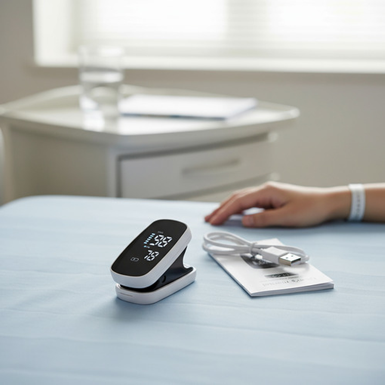 Oximetro De Pulso Usb Recargable Unico Oled El Mejor Stgo 4