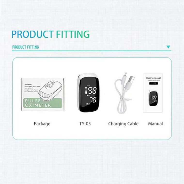 Oximetro De Pulso Usb Recargable Unico Oled El Mejor Stgo 8