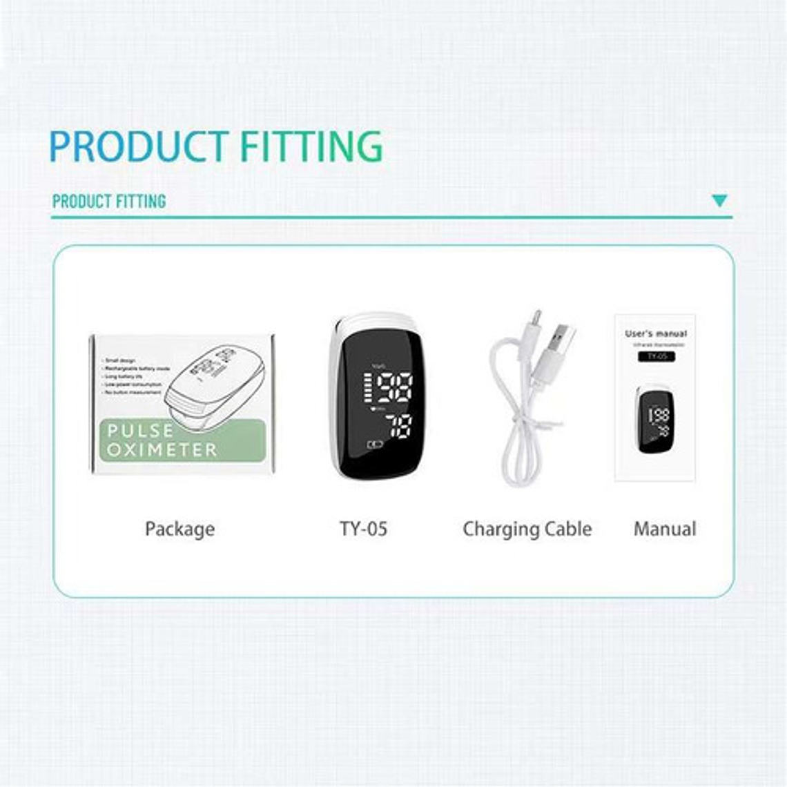 Oximetro De Pulso Usb Recargable Unico Oled El Mejor Stgo 14