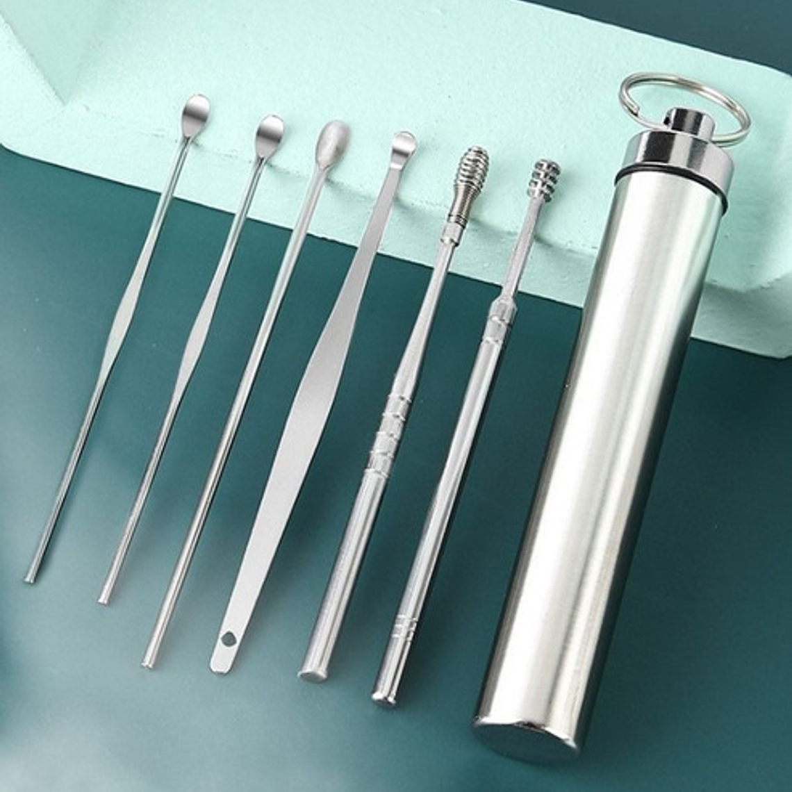 Set Herramientas X 6 Para Remoción Cerumen Oídos Santiago 6