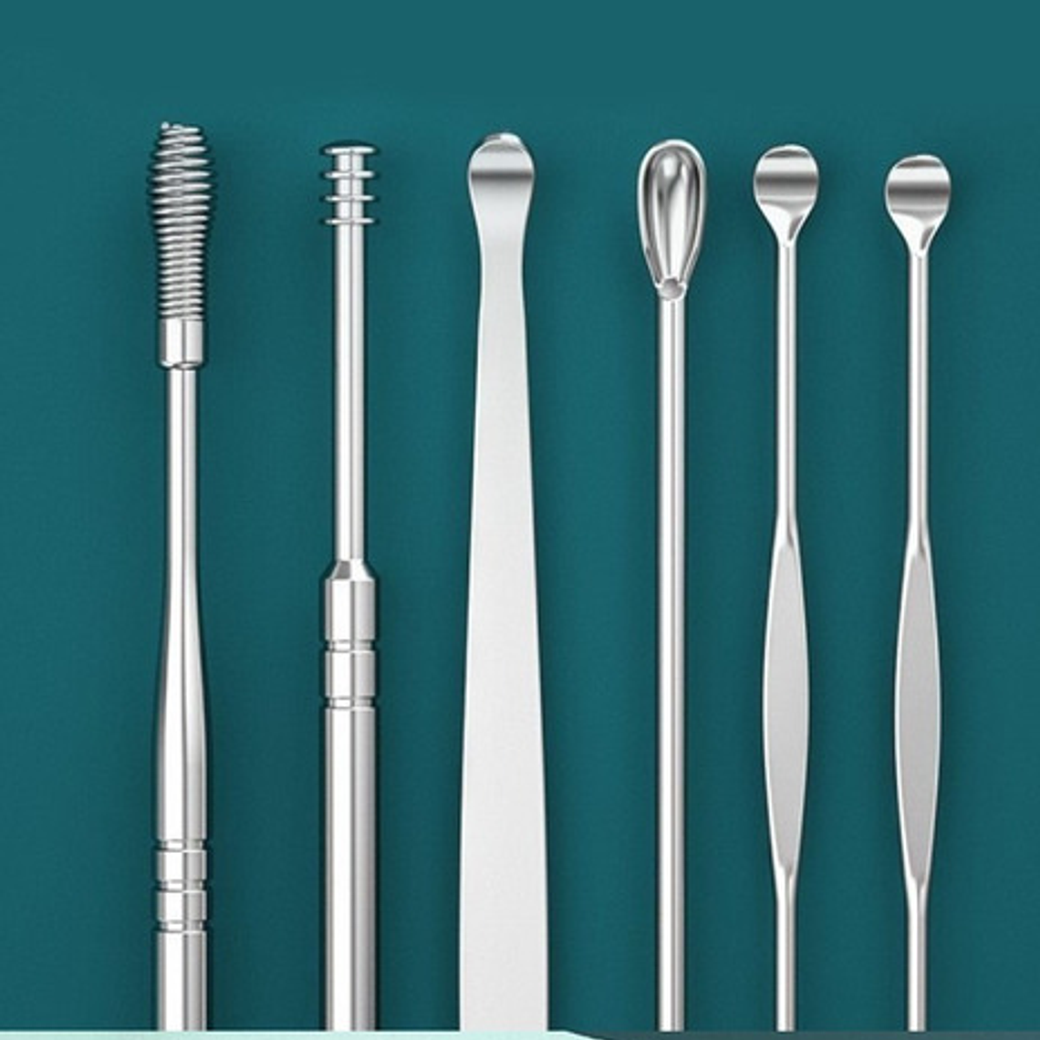 Set Herramientas X 6 Para Remoción Cerumen Oídos Santiago 10