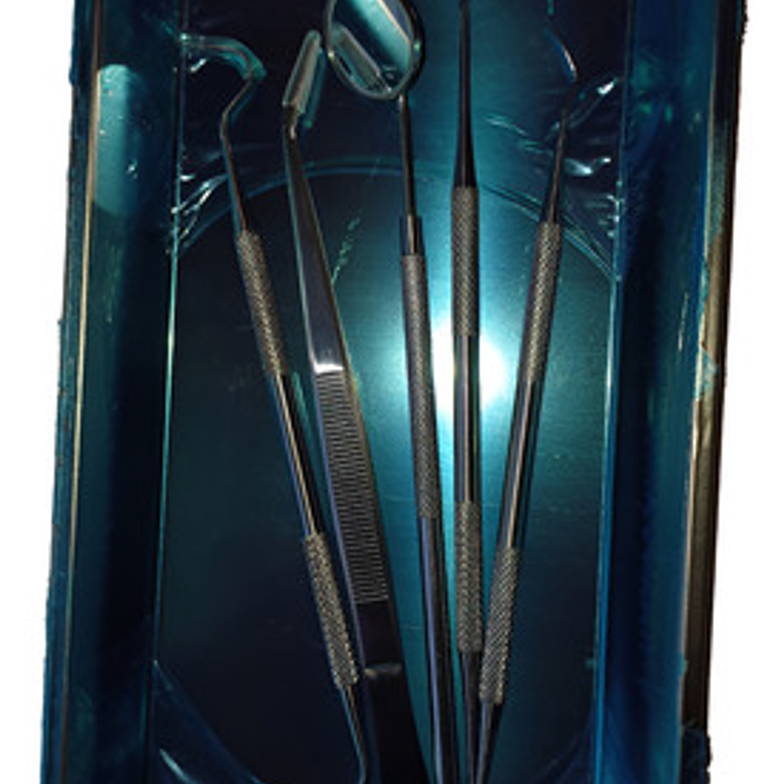 Set De Examen Dental Con Bandeja Acero Completo Calidad 2