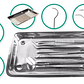 Set De Examen Dental Con Bandeja Acero Completo Calidad - Miniatura 4