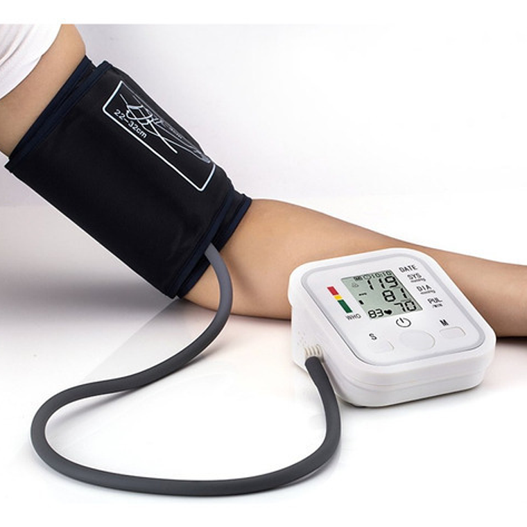 Tensiómetro Digital De Brazo Medidor Presion Arterial Pulso Color Blanco 1
