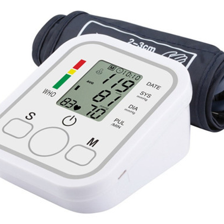 Tensiómetro Digital De Brazo Medidor Presion Arterial Pulso Color Blanco 2
