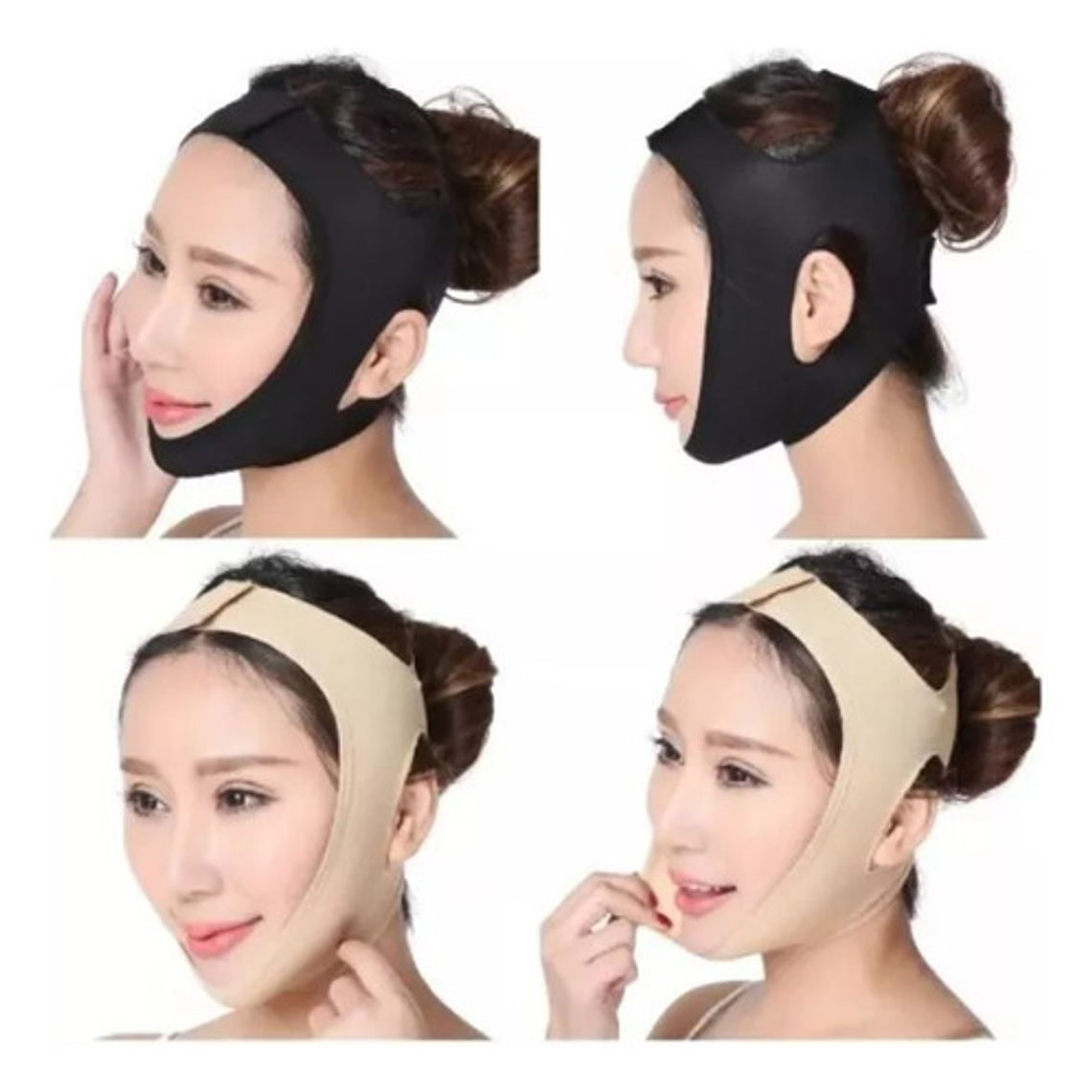 Mentonera Faja Facial Papada Rostro Medidas Flex Recibe Hoy 5