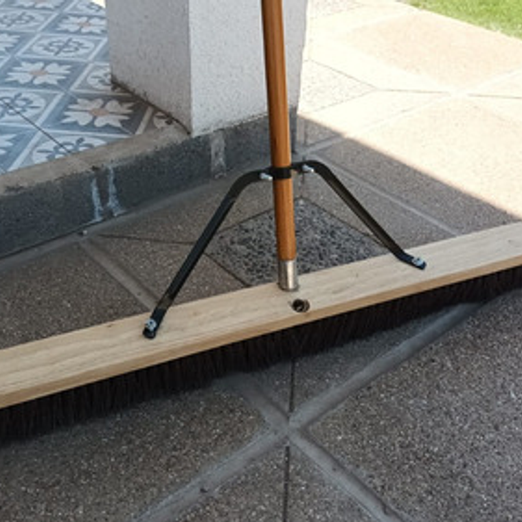 Escobillón Municipal Xxxl 80 Cms Soportes De Metal Calidad 3