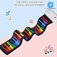 Teclado Roll Colores Recargable Piano Musical Flexible - Miniatura 2