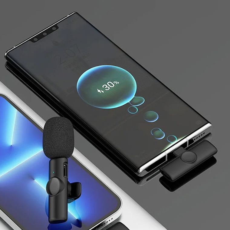 Micrófono Inalámbrico Celular iPhone O Android Calidad K2 3
