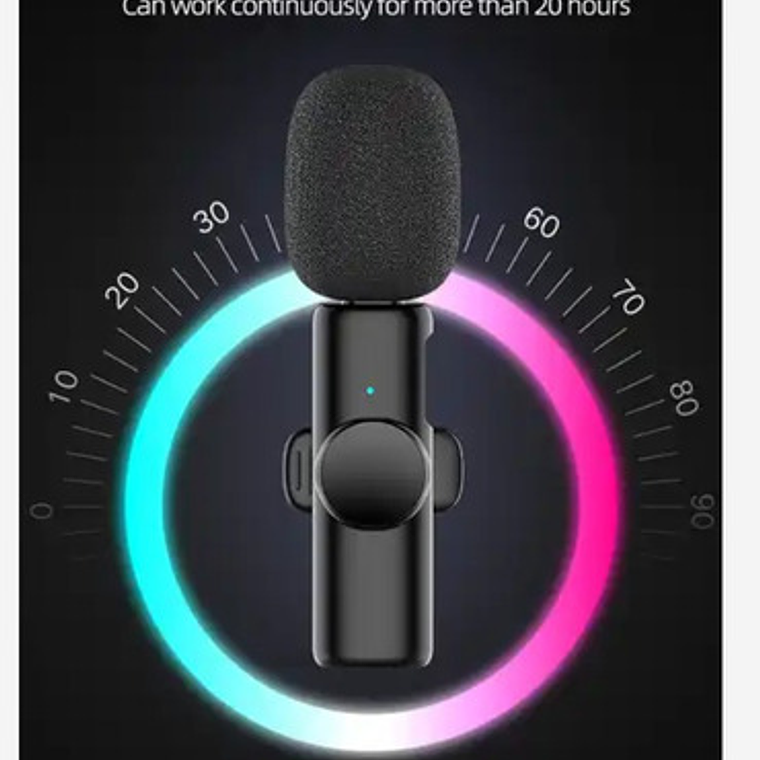 Micrófono Inalámbrico Celular iPhone O Android Calidad K2 6