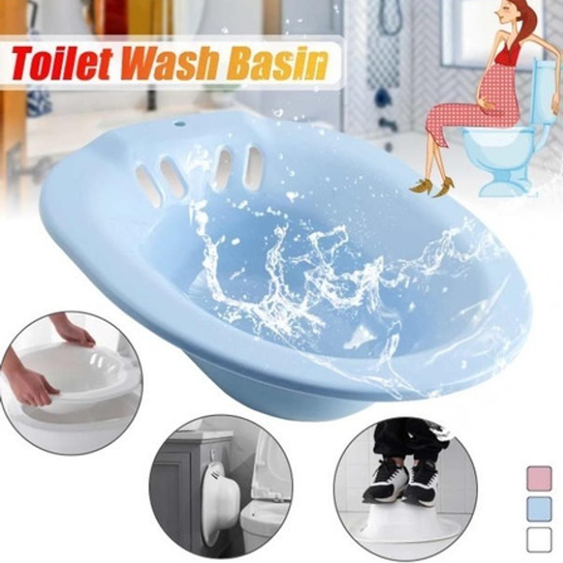 Baño De Asiento Para Hemorroides Embarazo Chorrito Santiago 7