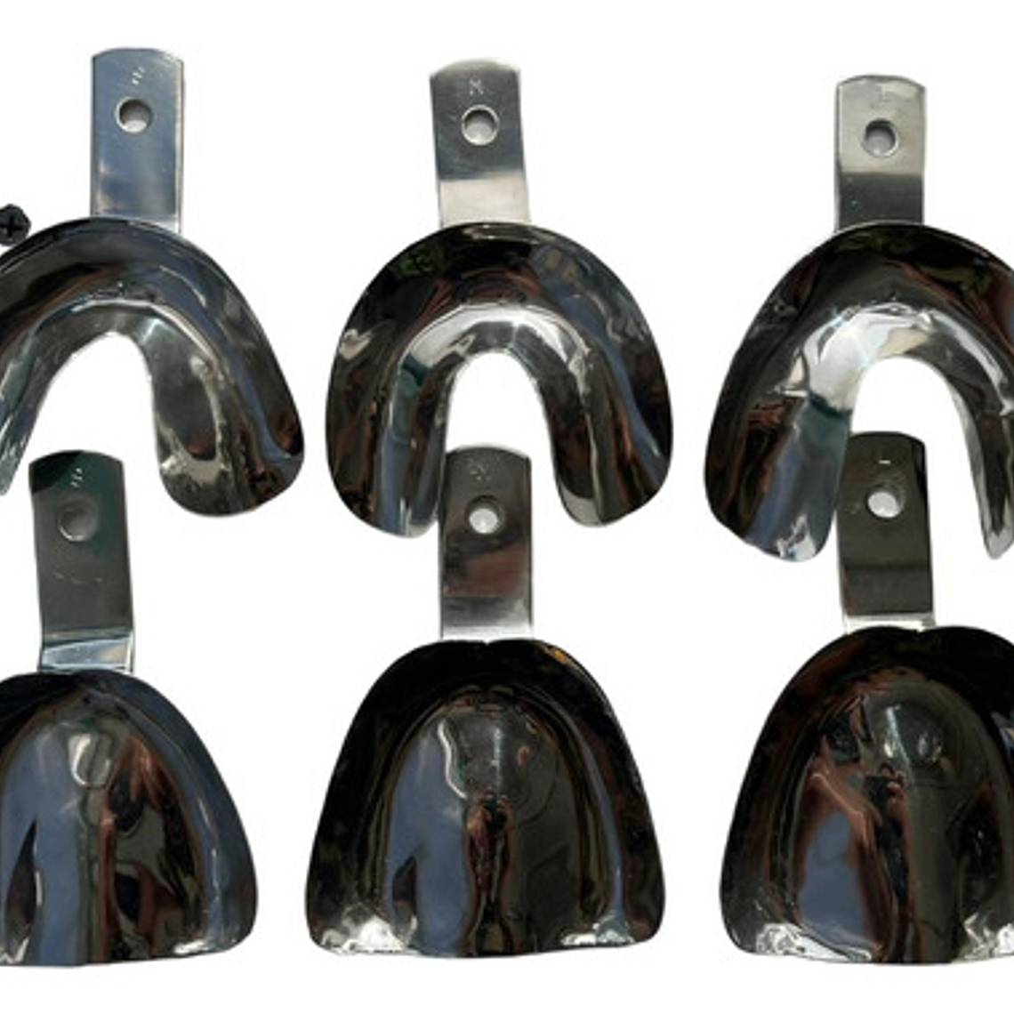  Set Xl Cubetas Metálicas Desdentado Total Tipo Rom Lock  1