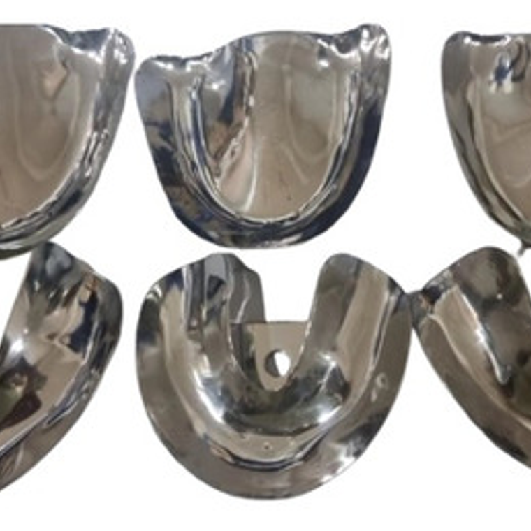  Set Xl Cubetas Metálicas Desdentado Total Tipo Rom Lock  3