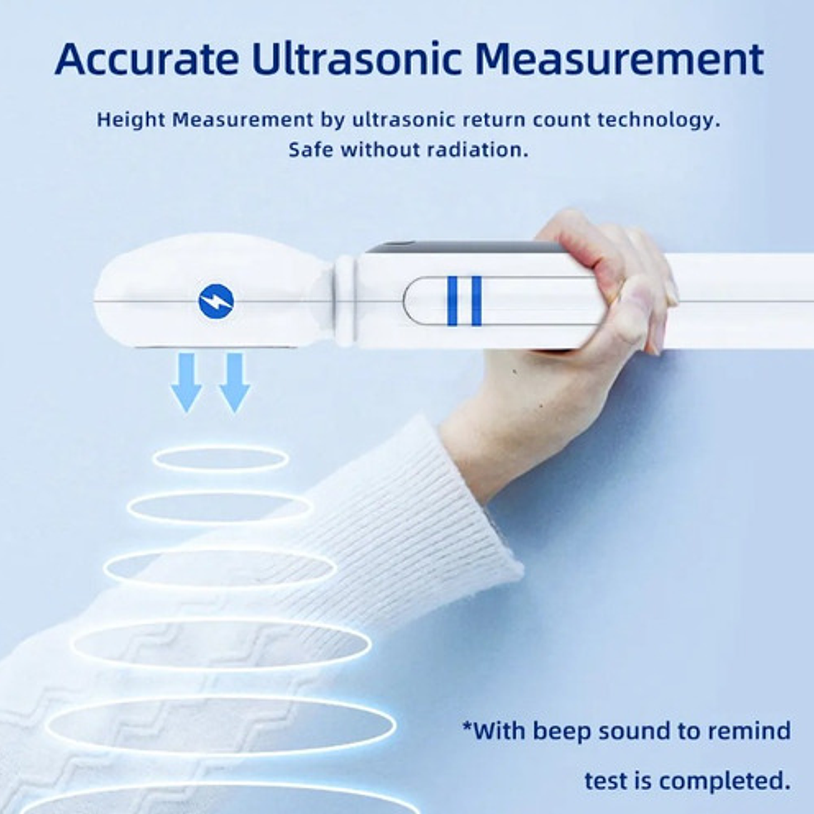 Tallímetro Digital Premium Astronauta 34cms Bluetooth Temp. 3