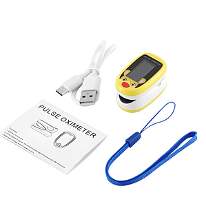 Oximetro De Pulso Usb Pediátrico Saturómetro Recargable Full