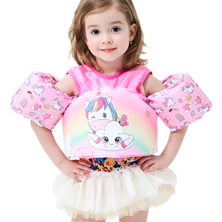 Chaleco Flotador Niños 4 A 8 Años Piscina Playa Calidad 2