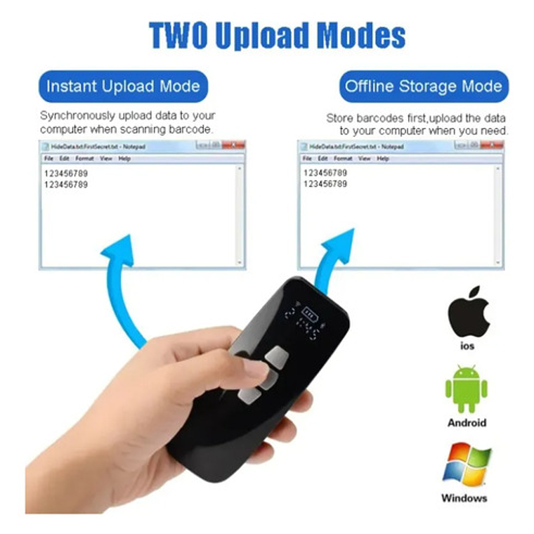 Lector Código Barras Portátil 1d, 2d Y Qr El Mejor Del Sitio 5