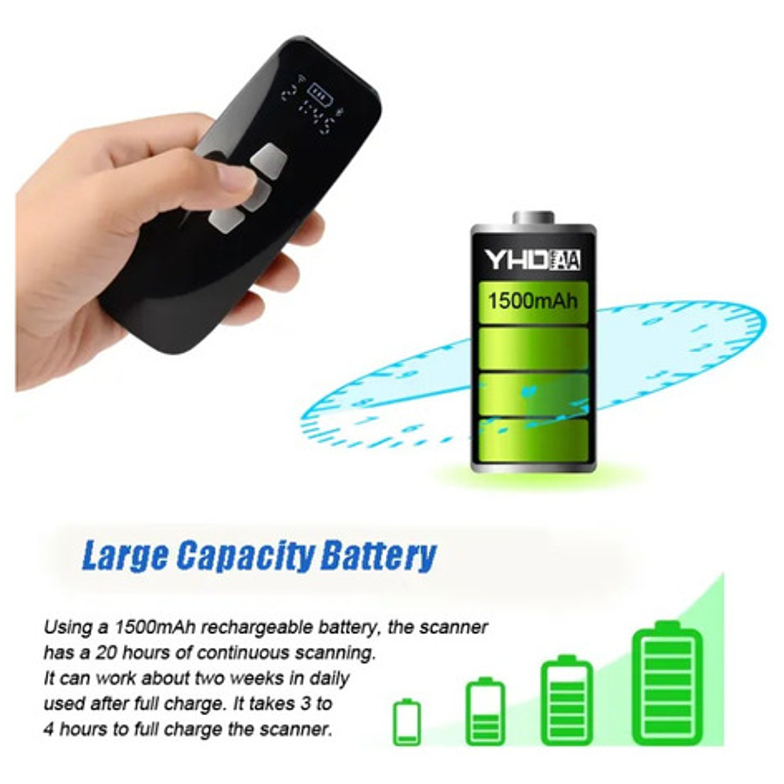 Lector Código Barras Portátil 1d, 2d Y Qr El Mejor Del Sitio 11