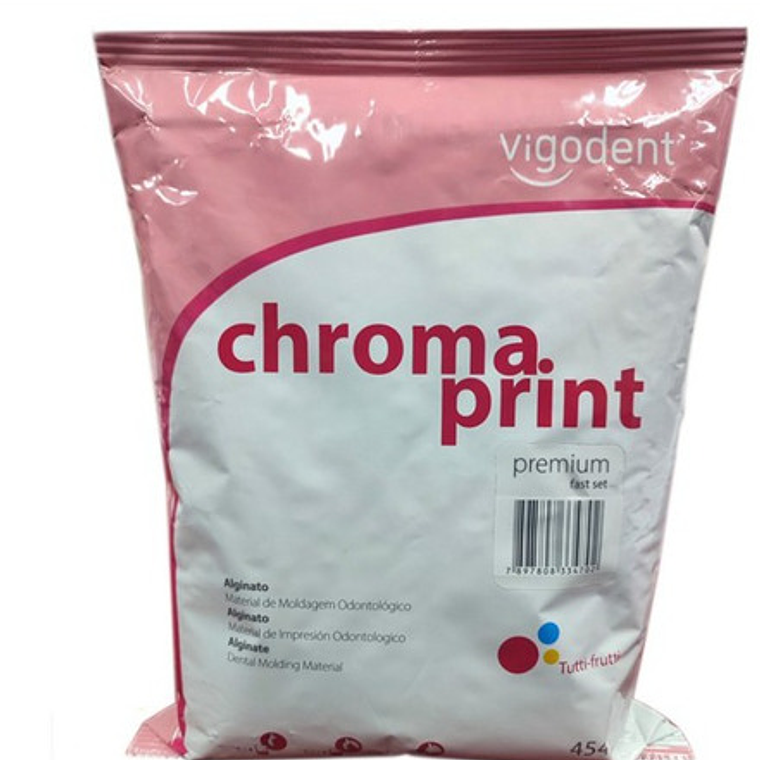 Alginato Chromaprint Rápido Fraguado Premium De Vigodent 1