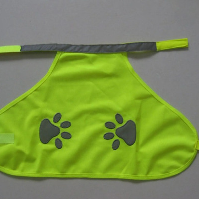 Chaleco Reflectante Paseo Seguro Mascota Perros Fluorescente 21