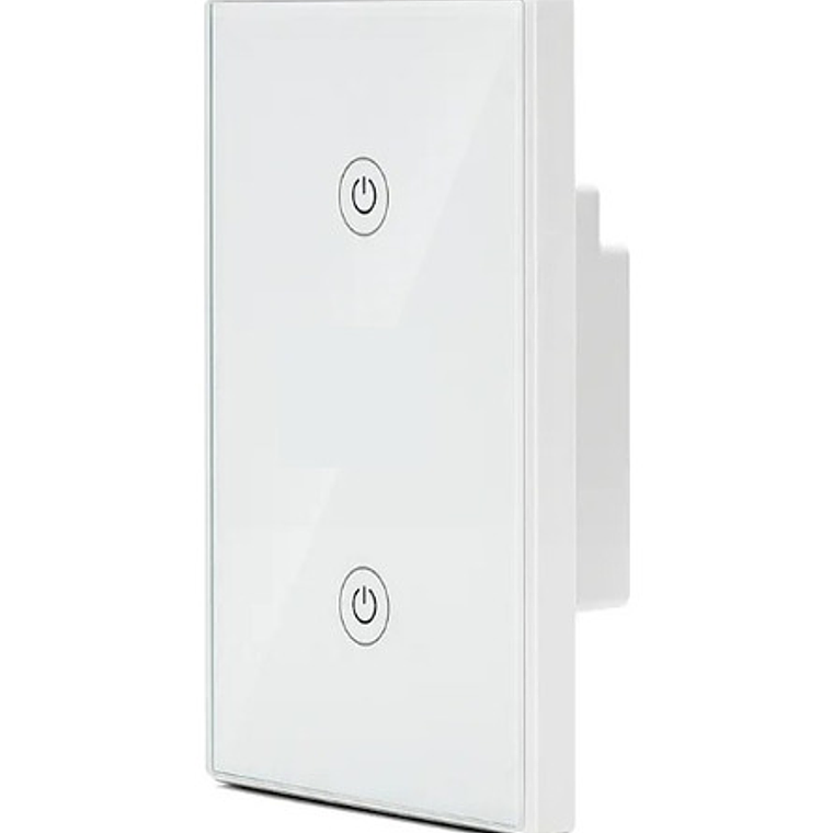 Interruptor De Pared Wifi Touch 2 Canales Alexa Google 1