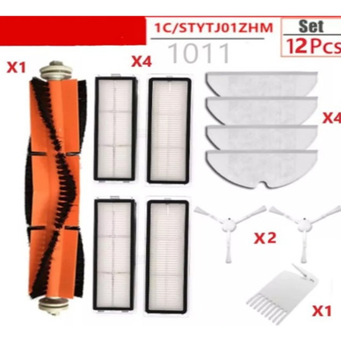 Kit Xl Repuestos Para Aspiradora Xiaomi Vacuum-mop Essential 2